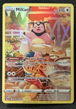 Pokemon TCG Miltank GG24/GG70 Galarian Gallery Crown Zenith Near Mint Condition - Image 1