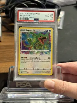 Pokemon TCG Rayquaza Amazing Rare Vivid Voltage 138/185 PSA 10 - Image 1