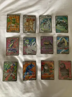 Pokemon Scarlet And Violet Base Set Complete Full Art Set - Image 1