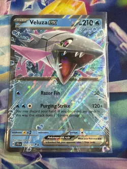 Veluza Ex 043/159 - Pokemon TCG Journey Together - Double Rare Holo NM - Image 1