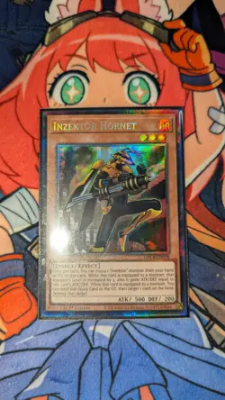 YuGiOh! | Inzektor Hornet | GRCR-EN038 Collector Rare | 1st Ed. NM - Image 1