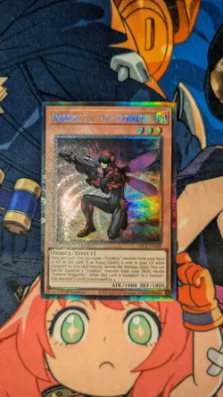 YuGiOh! | Inzektor Dragonfly | GRCR-EN040 Collector Rare | 1st Ed. NM - Image 2
