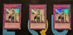 MZMU-EN121 Solemn Scolding x3 Ultra Rare 1st Edition YuGiOh Playset - Image 1