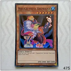 Aquaactress Arowana - DRL2-EN041 - Super Rare 1st Edition Yugioh - Image 1