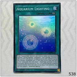 Aquarium Lighting - DRL2-EN044 - Super Rare 1st Edition Yugioh - Image 1