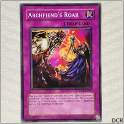 Archfiend's Roar - DCR-EN099 - Common Unlimited Yugioh - Image 1