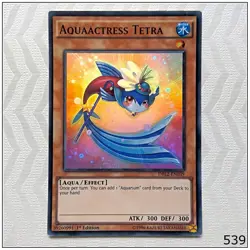 Aquaactress Tetra - DRL2-EN039 - Super Rare 1st Edition Yugioh - Image 1