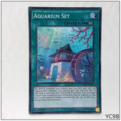 Aquarium Set - DRL2-EN043 - Super Rare 1st Edition Yugioh - Image 1