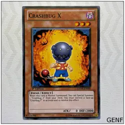 Crashbug X - GENF-EN009 - Common 1st Edition Yugioh - Image 1