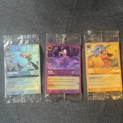 Disney Lorcana Glimmer Foil Elsa, Lilo, Tinkerbell, Promos - Image 1