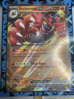 Incineroar EX | 034/162 | Temporal Forces | HOLO | MINT | Pokemon Card - Image 1