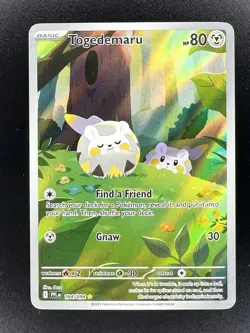 Togedemaru 104/094 Full Art NM/M Phantasmal Flames Pokemon Card - Image 1