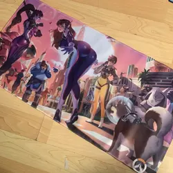 Overwatch Rubber Playmat Play Mat For Tcg Card Games Large Mouse Pad Pc Computer - Image 1