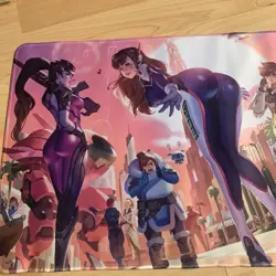 Overwatch Rubber Playmat Play Mat For Tcg Card Games Large Mouse Pad Pc Computer - Image 2