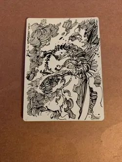 MTG Magic Soul Manipulation FOIL Signed Artist Proof x1 w/Sketch MM3 C Critchlow - Image 2