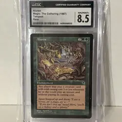 1997 MTG Aluren Tempest NM-MT CGC 8.5 Green Magic The Gathering - Image 1