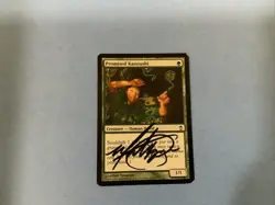 MTG Magic Promised Kannushi Signed Sketched Proof x1 Kamigawa SOK Thompson - Image 1