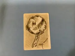 MTG Magic Promised Kannushi Signed Sketched Proof x1 Kamigawa SOK Thompson - Image 2