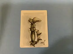 MTG Magic Savage Beating Signed Sketched Artist Proof x1 Darksteel DST Thompson - Image 2