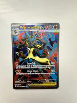 Pokemon TCG Mega Lucario ex 160/132 Mega Evolution- Full Art- Pack Fresh NM/M - Image 1