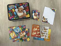 Pokemon TCG Lunch Box Tin Eevee *Tin & Accessories Only* - Image 1