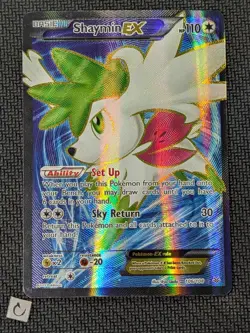 Shaymin EX 106/108 - Roaring Skies XY Full Art Ultra Rare Pokemon TCG MP - Image 1