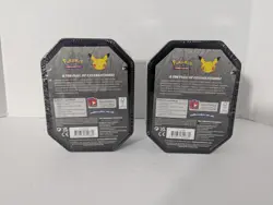 2x Pokemon TCG 25th Anniversary Celebrations Tins Lance's Charizard V New Sealed - Image 2