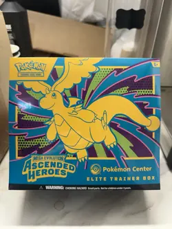 Pokemon TCG - Ascended Heroes Pokemon Center exclusive ETB Elite Trainer Box - Image 1