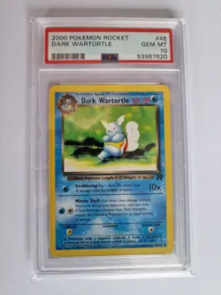 Dark Wartortle / Schillok PSA 10 GEM MINT 2000 Pokemon Team Rocket Englisch - Image 1