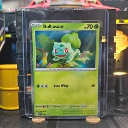 Bulbasaur Promo Cosmos Holo Scarlet & Violet Pokemon TCG SVP046 Black Star - Image 1