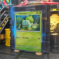 Bulbasaur Promo Cosmos Holo Scarlet & Violet Pokemon TCG SVP046 Black Star - Image 2