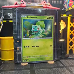 Bulbasaur Promo Cosmos Holo Scarlet & Violet Pokemon TCG SVP046 Black Star - Image 3