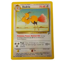 Pokemon TCG Dodrio 37/130 Base Set 2 Uncommon WOTC - Image 3