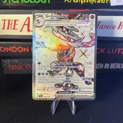 Pokemon TCG Greninja EX Twilight Masquerade Card 198/167 NM-M - Image 1