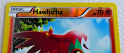Fates Collide Hawlucha Pokemon TCG Card XY Reverse Holo 48 124 Kouki Saitou - Image 3