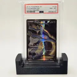 Kingdra EX Pokemon Fates Collide 122/124 Full Art Ultra Rare Holo PSA 8 2016 - Image 1