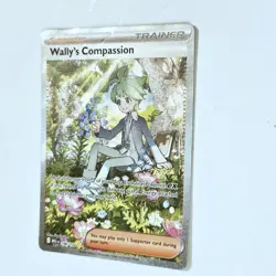 WALLY'S COMPASSION SIR MEGA EVOLUTION 186/132 POKEMON TCG FRESHLY PULLED SLEEVED - Image 4