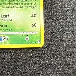 Pokemon TCG Sceptile Holo Rare Card 10/100 D&P Stormfront 2008 - Image 4