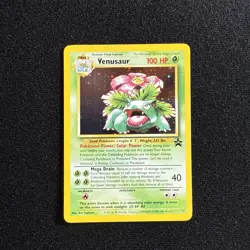 Pokemon TCG Card - Venusaur (2000 Black Star Promo 13 English Vintage) NM - Image 1
