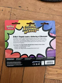 Pokemon TCG Mega Evolution Ascended Heroes Erika’s Tangela 2 Pack Blister 🚚✅ - Image 2