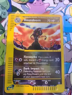 Pokemon Houndoom Aquapolis Reverse Holo Rare NM - Image 2