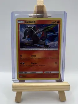 Pokemon TCG Salandit SM154 Black Star Promo Cosmos Holo - Image 1