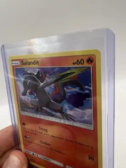 Pokemon TCG Salandit SM154 Black Star Promo Cosmos Holo - Image 3