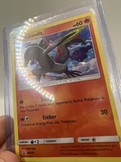 Pokemon TCG Salandit SM154 Black Star Promo Cosmos Holo - Image 4