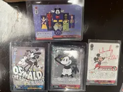 Lot Of 4 Japanese DISNEY 100 Yrs Of Wonder Cards, RARE - Image 1