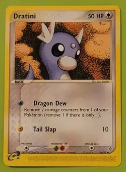 Pokemon TCG Dratini Card 26/97 Regular Non-Holo, eReader Dragon - Image 1