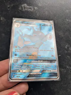 Pokemon Card Kingdra GX 66/70 Full Art Holo Rare Dragon Majesty EX - Image 3