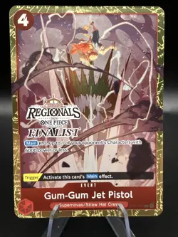 One Piece Offline Regional Finalist Card Gum-Gum Jet Pistol ST01-015 - Image 1