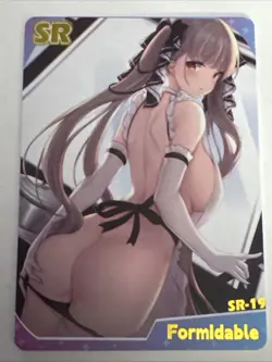 FORMIDABLE SR SR-19 Thick Genki Parade Goddess Story Anime Collectible Card - Image 1