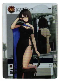 USS Baltimore INS NS-5M07INS-01 Goddess Story Anime TCG CCG Card - Image 1